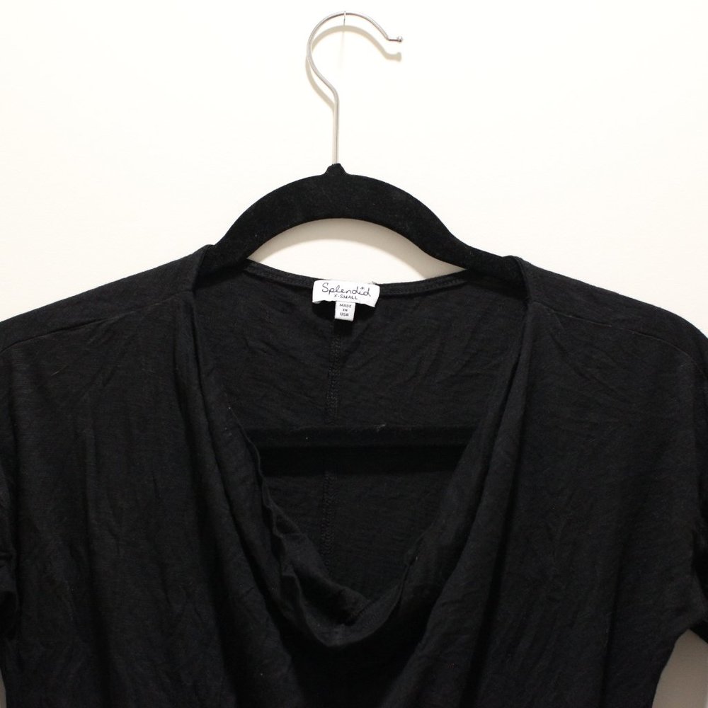 Splendid Cowl Neck Tee XS